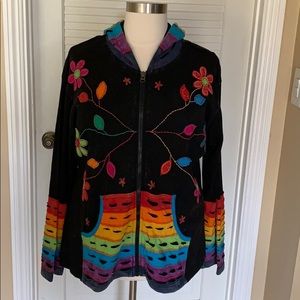 New Rising International front zip Sweatshirt